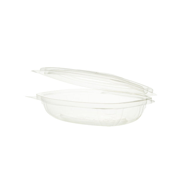 Deli bowls PLA 250 ml, hinged lid, rectangular (300 pieces) [GB