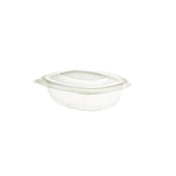 Deli Bowls PLA 375 ml, hinged lid, rectangular (300 pieces) [GB-DFC01921]