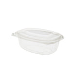 Deli bowls PLA 500 ml, hinged lid, rectangular (300 pieces) [GB-DFC01931]