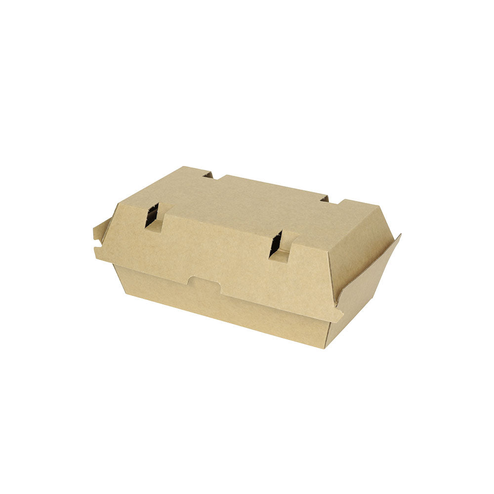Take-away Boxes Cardboard 21.4x11.4x8.5 cm Brown (200 pieces) [GB-DFC04305]