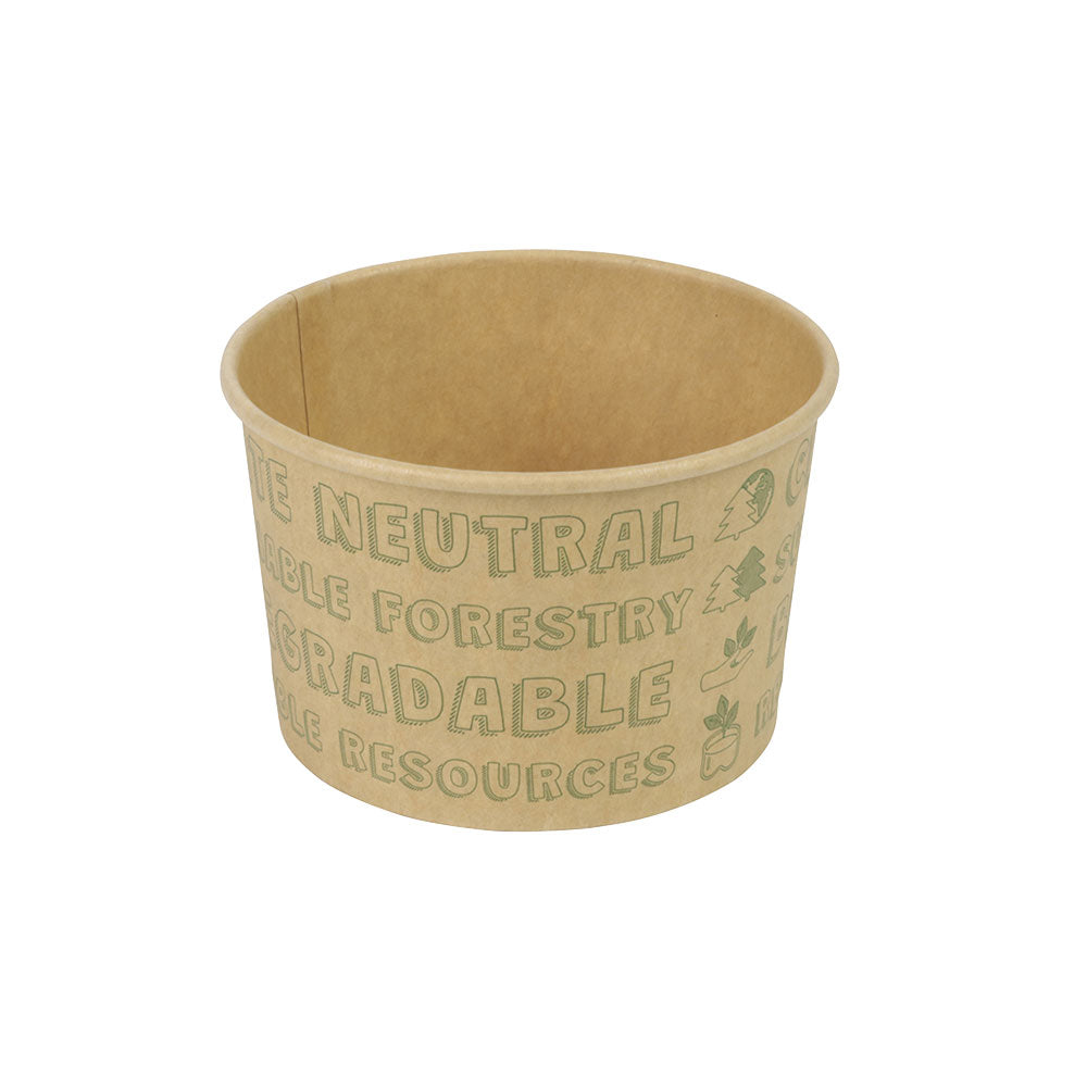 Ice cups Paper 150 ml unbleached, EcoUp (1000 pieces) [GB-DFC06990]