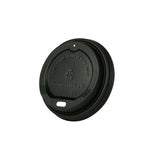Lid CPLA Ø 80 mm Black Drinking hole 