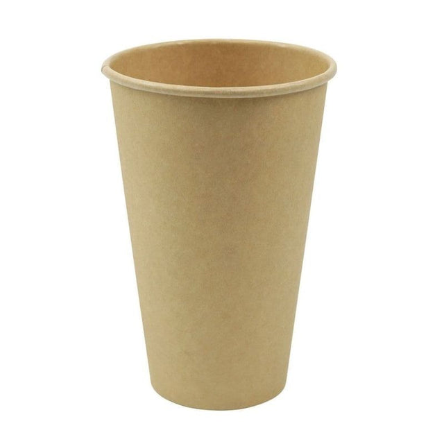 Cup Cardboard 400 ml Ø 90 mm Unbleached (1000 pieces) [GB