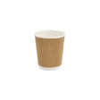 Fluted cup 200 ml Ø 80 mm Brown (500 pieces) [GB