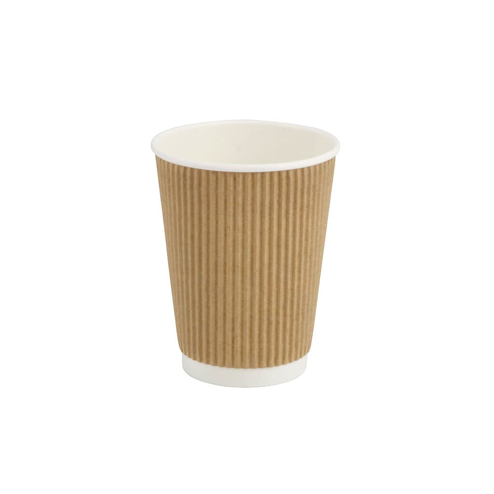 Fluted cup 300 ml Ø 90 mm Brown (500 pieces) [GB