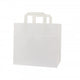 Take-away bags 32+21,5x27cm White - 250 pcs