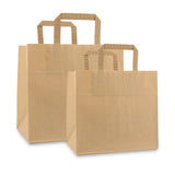 Take-away bags 32+21,5x27cm Brown - 250 pcs