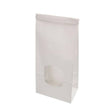 Bags Kraft White with Closure 11.5x7x24.5 cm (400 pieces) [GB
