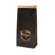 Kraft bags Black 11.5x7x24.5 mm reclosable 