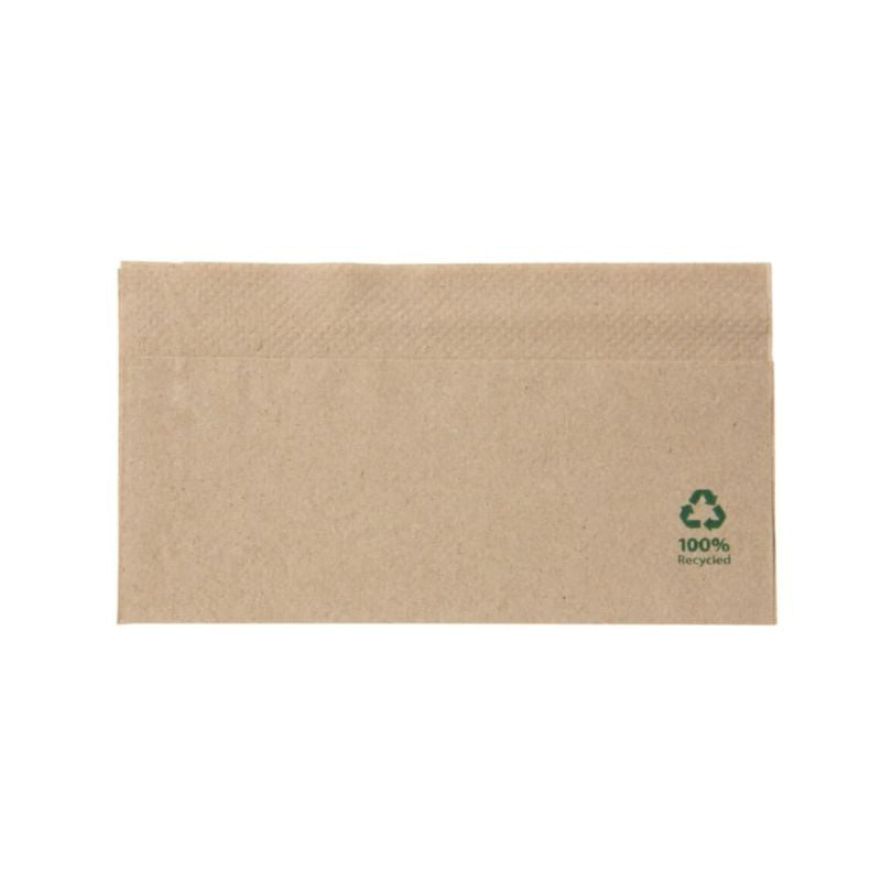 Napkins Paper Brown 32x32 cm 1 layer 1/8 fold (6000 pieces) [GB