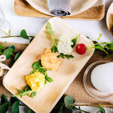 Rectangular Plate Palm Leaf 25x15cm (200 pieces) [GB-DTW05320]