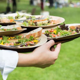 Plate Palmware® Ø 25 cm, round (200 pieces) [GB-DTW05370]