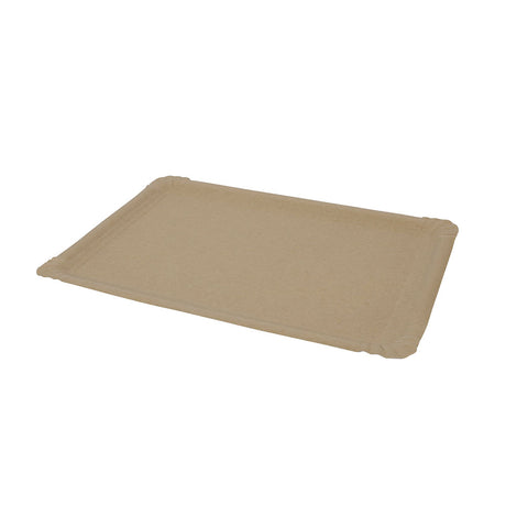 Rectangular Plate Paper 18.5x27 cm Brown, (500 pieces) [GB