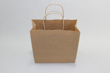 Paper Carry Bags Brown 320+120x410mm - 50 pcs