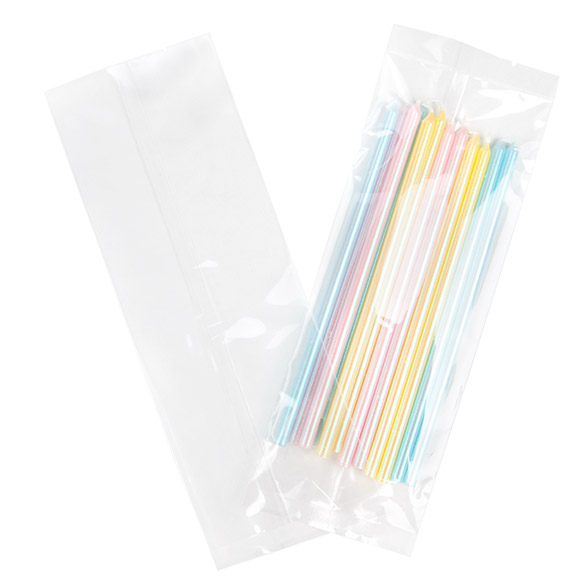 Eco-Friendly Bioplastic Clear Bags 76x203mm - Premium - 100 pcs