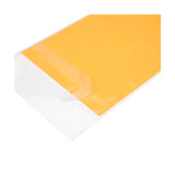 Eco-Friendly Bioplastic Clear Bags 102 x191 mm Protective Closure - 100 pcs