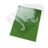 Eco-Friendly Bioplastic Clear Bags 138 x178 mm Protective Closure - 100 pcs