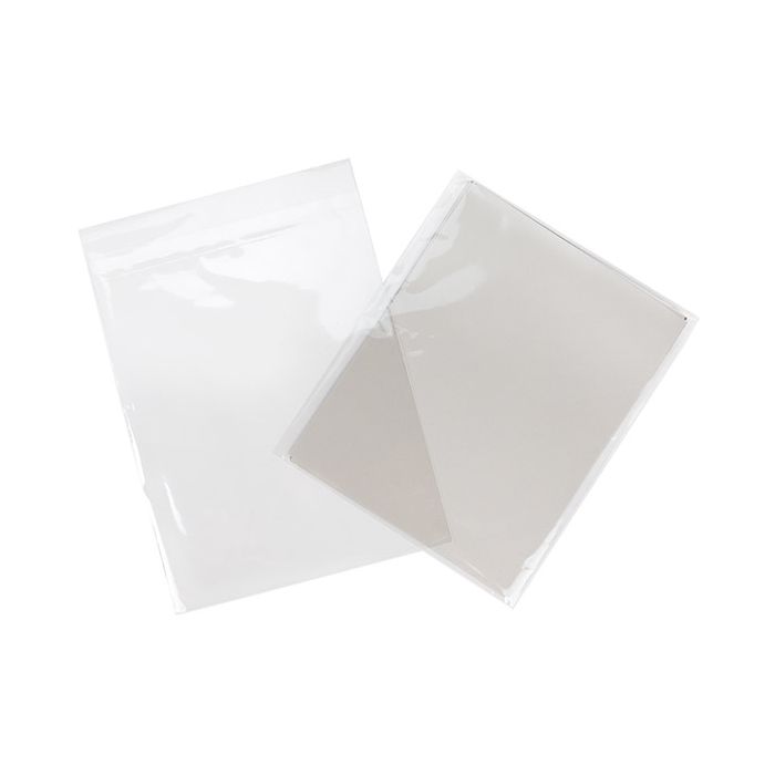 Eco-Friendly Bioplastic Clear Bags 240x311 mm Protective Closure - 100 pcs