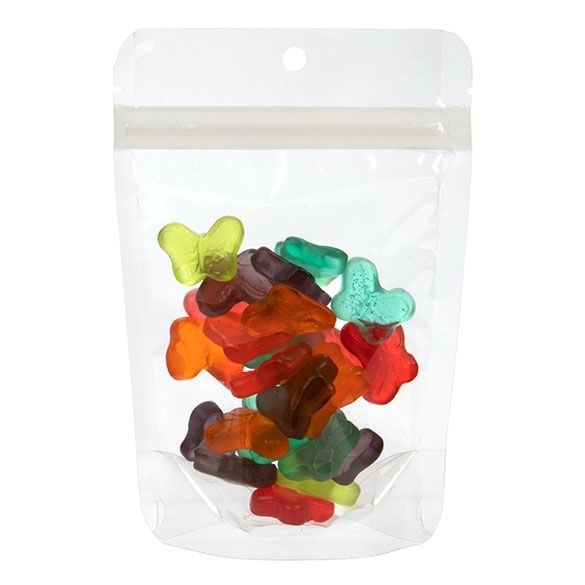 Compostable Stand Up Pouches Transparent | 57 grams | 102x60x152mm - 100 pcs