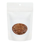 Eco Stand Up Pouches Kraft White 57 grams 102x60x152mm - 100 pcs