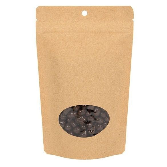 Eco Stand Up Pouches Kraft 113 grams 130x79x206mm - 100 pcs