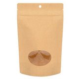 Eco Stand Up Pouches Kraft 113 grams 130x79x206mm - 100 pcs