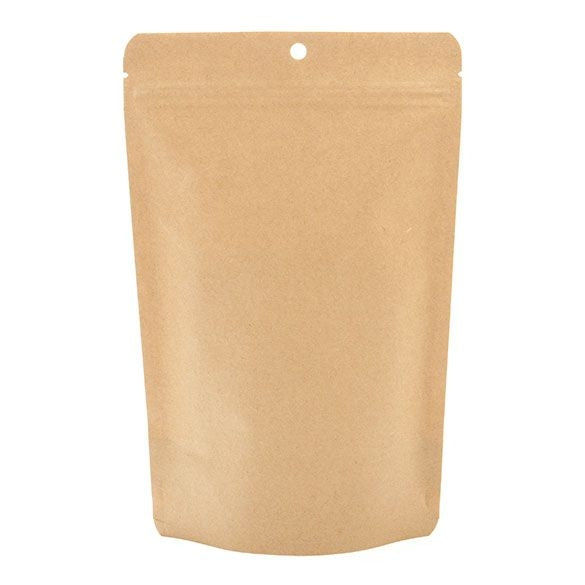 Eco Stand Up Pouches Kraft 312 grams 149x89x232mm - 100 pcs