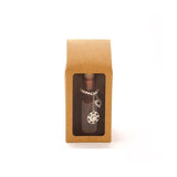 Kraft Gift Boxes with Window 89x89x216mm - 25 pcs