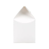 Kraft Gift Boxes with Window glossy White 90x90x165mm - 25 pcs