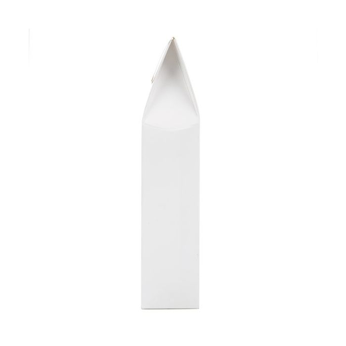 Kraft Gift Boxes with Window glossy White 90x45x215mm - 25 pcs