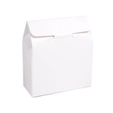 Kraft Gift Boxes White with Heart Window 89x38x102 mm - 25 pcs
