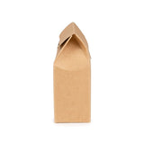 Kraft Gift Boxes Kraft with Heart Window 89x38x102 mm - 25 pcs