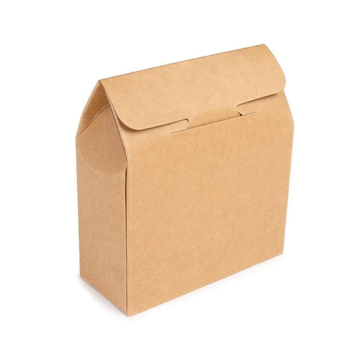 Kraft Gift Boxes Kraft with Heart Window 89x38x102 mm - 25 pcs