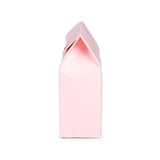 Kraft Gift Boxes Pink with Heart Window 89x38x102 mm - 25 pcs