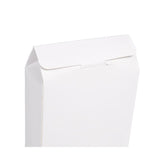 Kraft Gift Boxes White with Circle Window 105x44x133 mm - 25 pcs