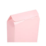 Kraft Gift Boxes Pink with Heart Window 105x44x133 mm - 25 pcs