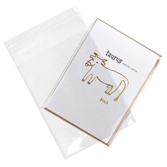 Eco-Friendly Bioplastic Clear Bags 97x130mm - 100 pcs