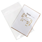 Eco-Friendly Bioplastic Clear Bags 97x130mm - 100 pcs
