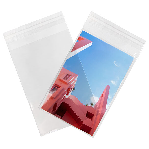Eco-Friendly Bioplastic Clear Bags 117x162mm - 100 pcs