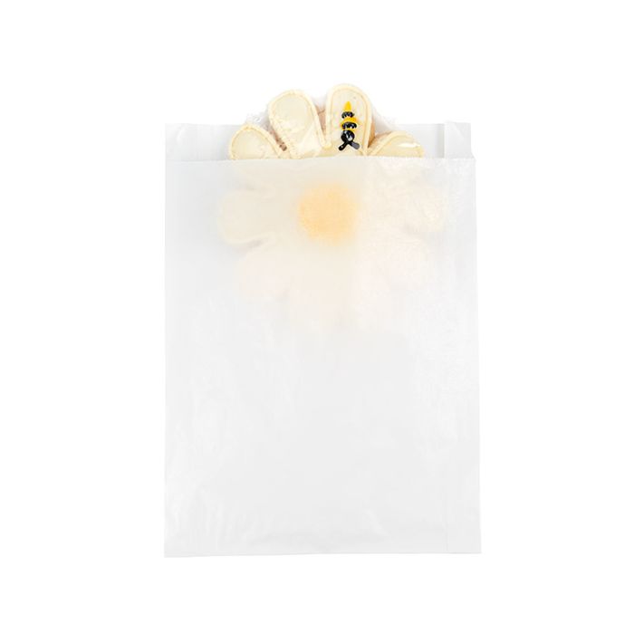 Gusseted Glassine Bags 146x25x197mm 