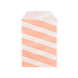 Paper Bags White with Pink Stripes 76x127 mm 