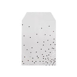 Paper Bags White with Silver Dots 76x127 mm 