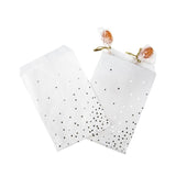 Paper Bags White with Silver Dots 127x203 mm - 100 pieces