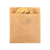 Greaseproof Bags Kraft 102x29x114mm 