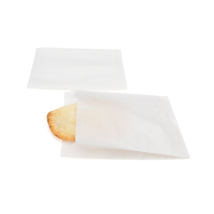 Greaseproof Bags White 140x29x191mm - 100 pcs
