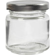 Storage Glass Jar, H: 6.5 cm, D: 5.7 cm, transparent, 12pcs 