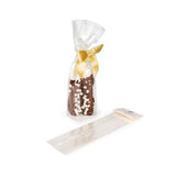 Eco-Friendly Home Compostable Block Bottom Bags w/ Paper Insert 67x48x260 mm - 100 pieces