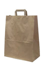 Eco Paper Shopping Bags Brown 260+120x350mm 