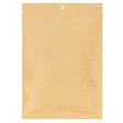 Eco flat kraft Paper Bags with bioplastic inside 137x185mm 