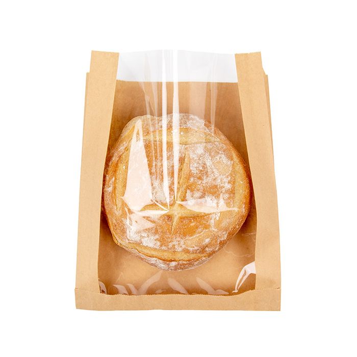 Kraft Bags 229x41x279 mm With Side Gussed - 100 pieces